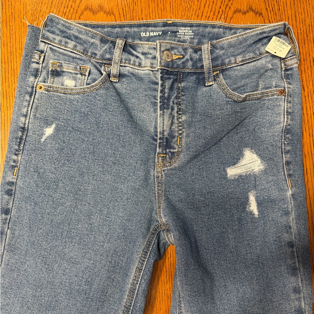 Old Navy Women's Light Blue High Rise Jeans